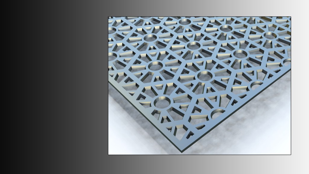 30-122F Fretwork Screen by www.wavywallpanels.com