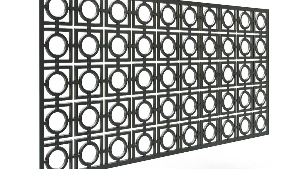 Bespoke Fretwork Screen - see the full range at www.wavywallpanels.com