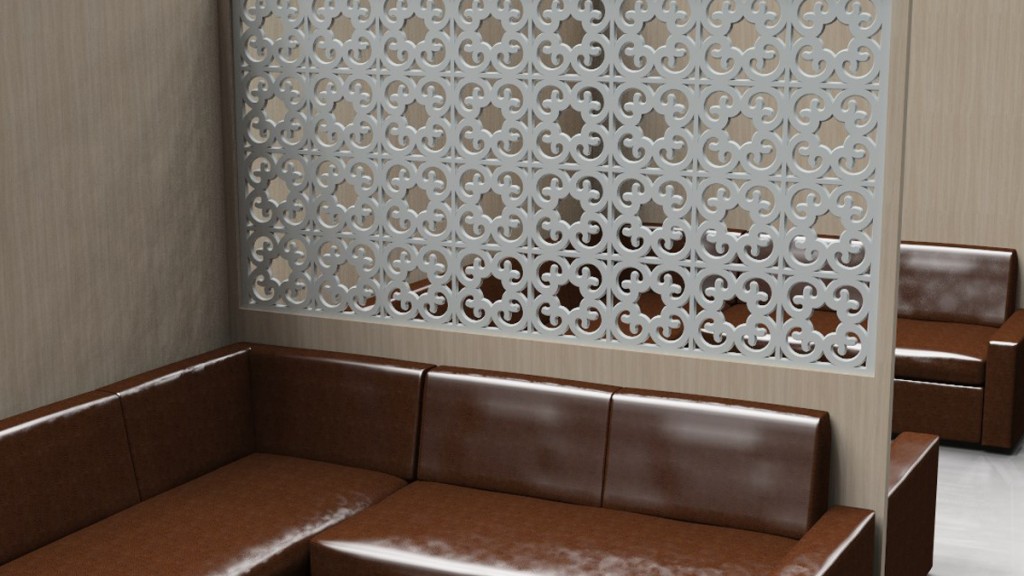 Bespoke Fretwork Screen - see the full range at www.wavywallpanels.com