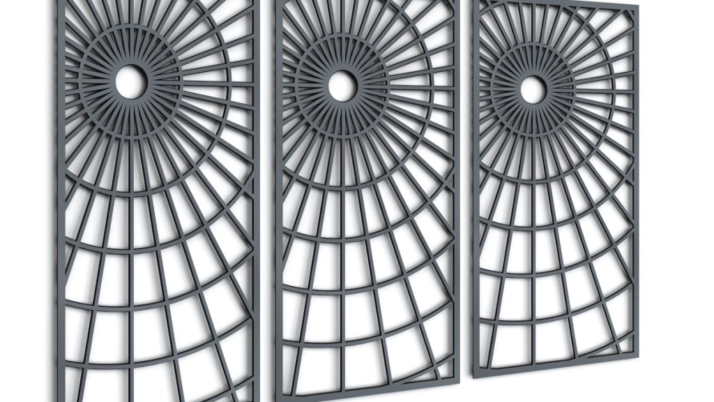 Bespoke Fretwork Screen - see the full range at www.wavywallpanels.com