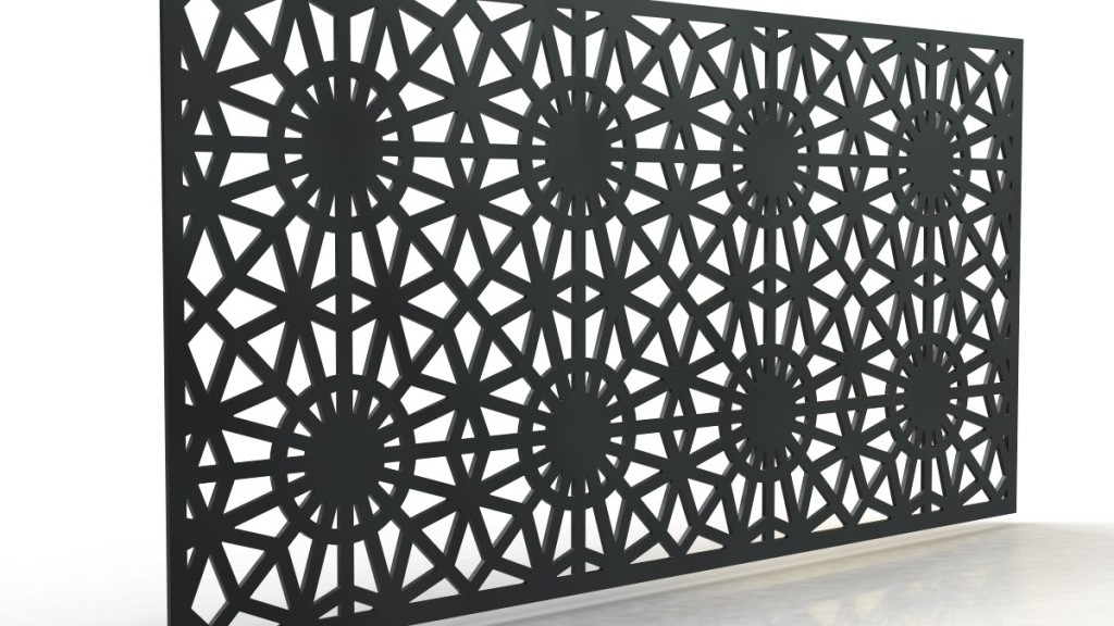 Bespoke Fretwork Screen - see the full range at www.wavywallpanels.com