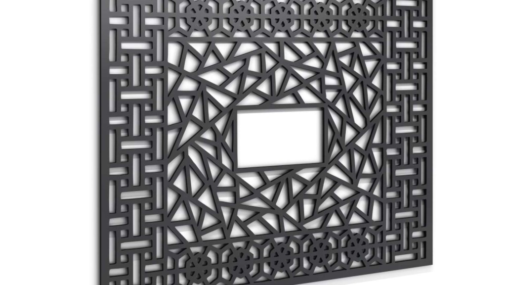 Bespoke Chinese Fretwork Screen - see the full range at www.wavywallpanels.com