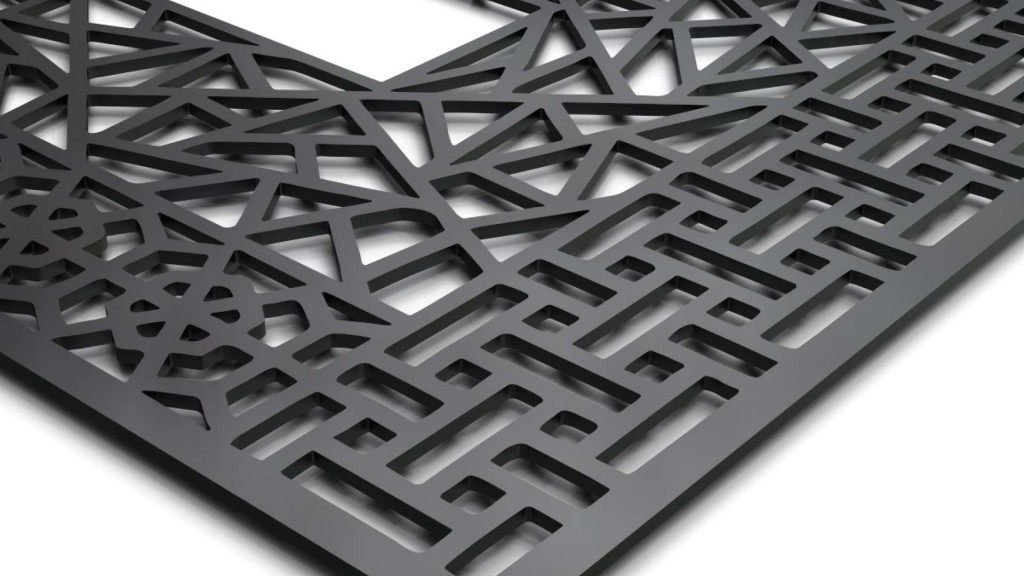 Bespoke Chinese Fretwork Screen - see the full range at www.wavywallpanels.com