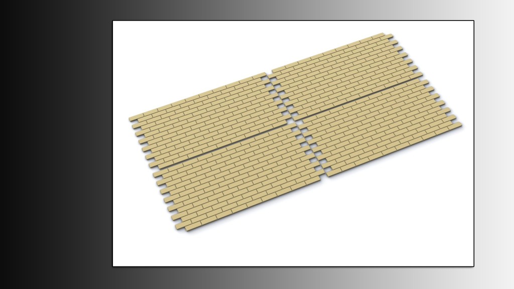 Replica Brick wall panels for Film, TV, Theatre Props