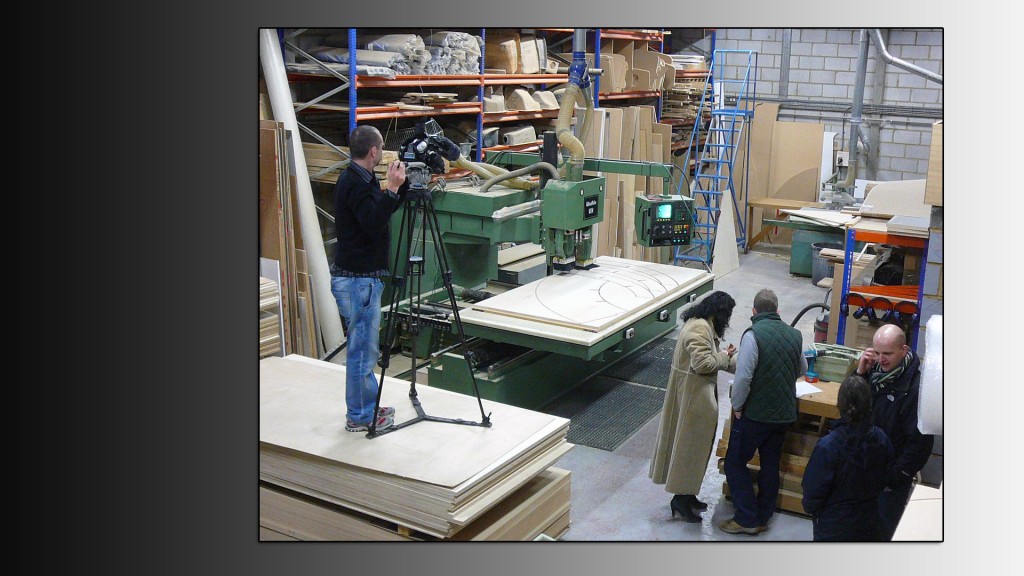 Filming of Grand Designs in our Workshop