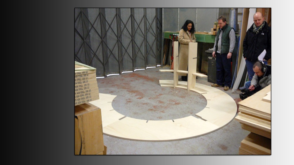 Filming of Grand Designs in our Workshop