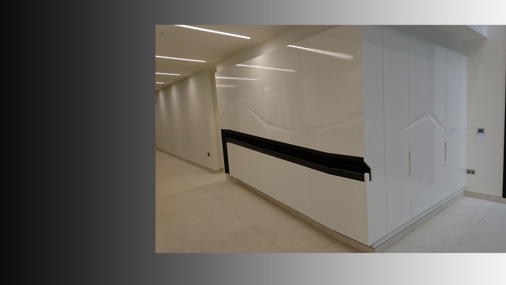 3D machined angles into valchromat MDF doors and panels