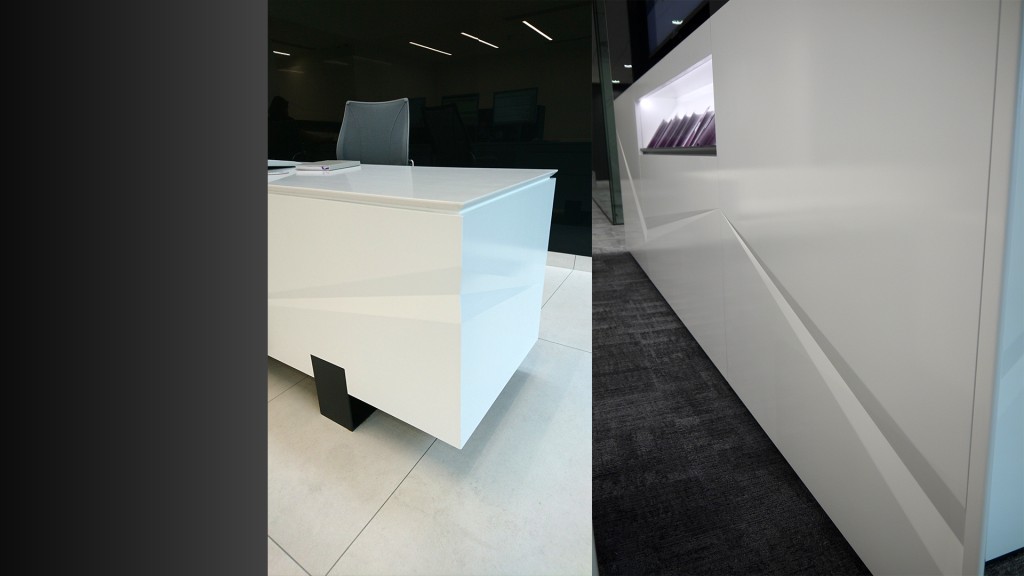 3D machined angles into valchromat MDF doors and panels