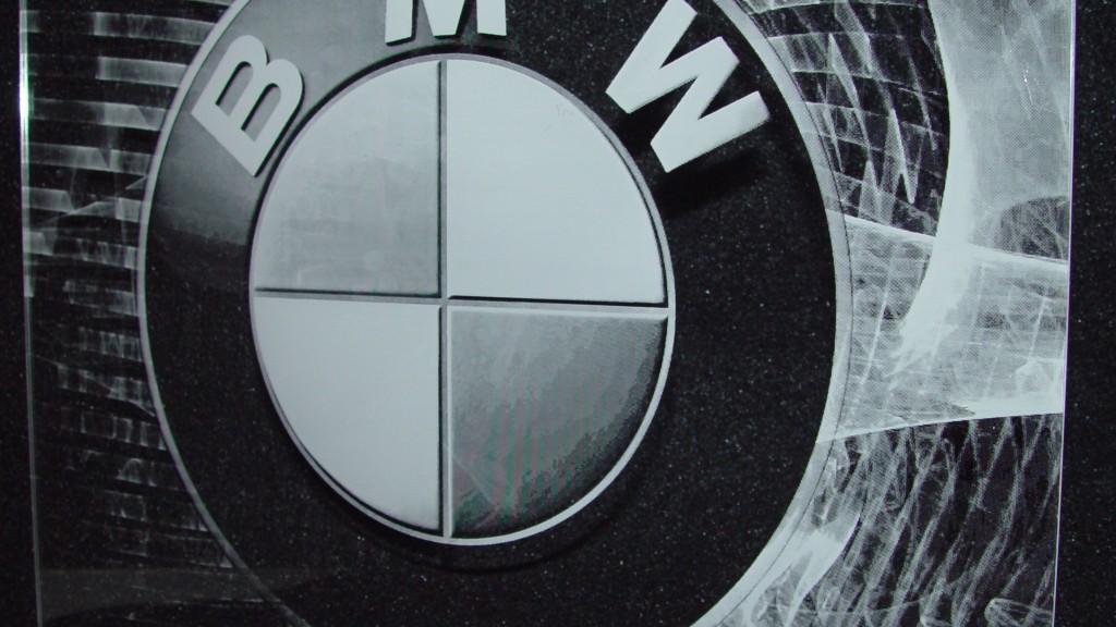 Laser Etched Acrylic - BMW LOGO